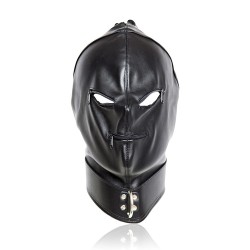 strict pvc basic zipper hood