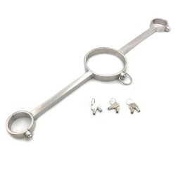 press key handcuffs to neck collar spreader