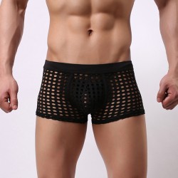 high quality fishnet hollowed out men hipster